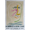 Pablo Picasso (1881-1973), Hommage a René Char, Musee d’Art Moderne de Ceret, Mourlot, Paris by Henri Deschamps