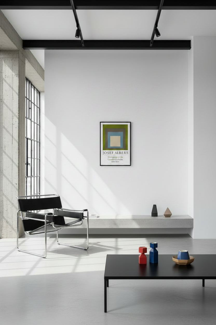 Josef Albers (1888–1976), Study for Homage to the Square: Vernal, 1957, Exhibition Poster, 2022