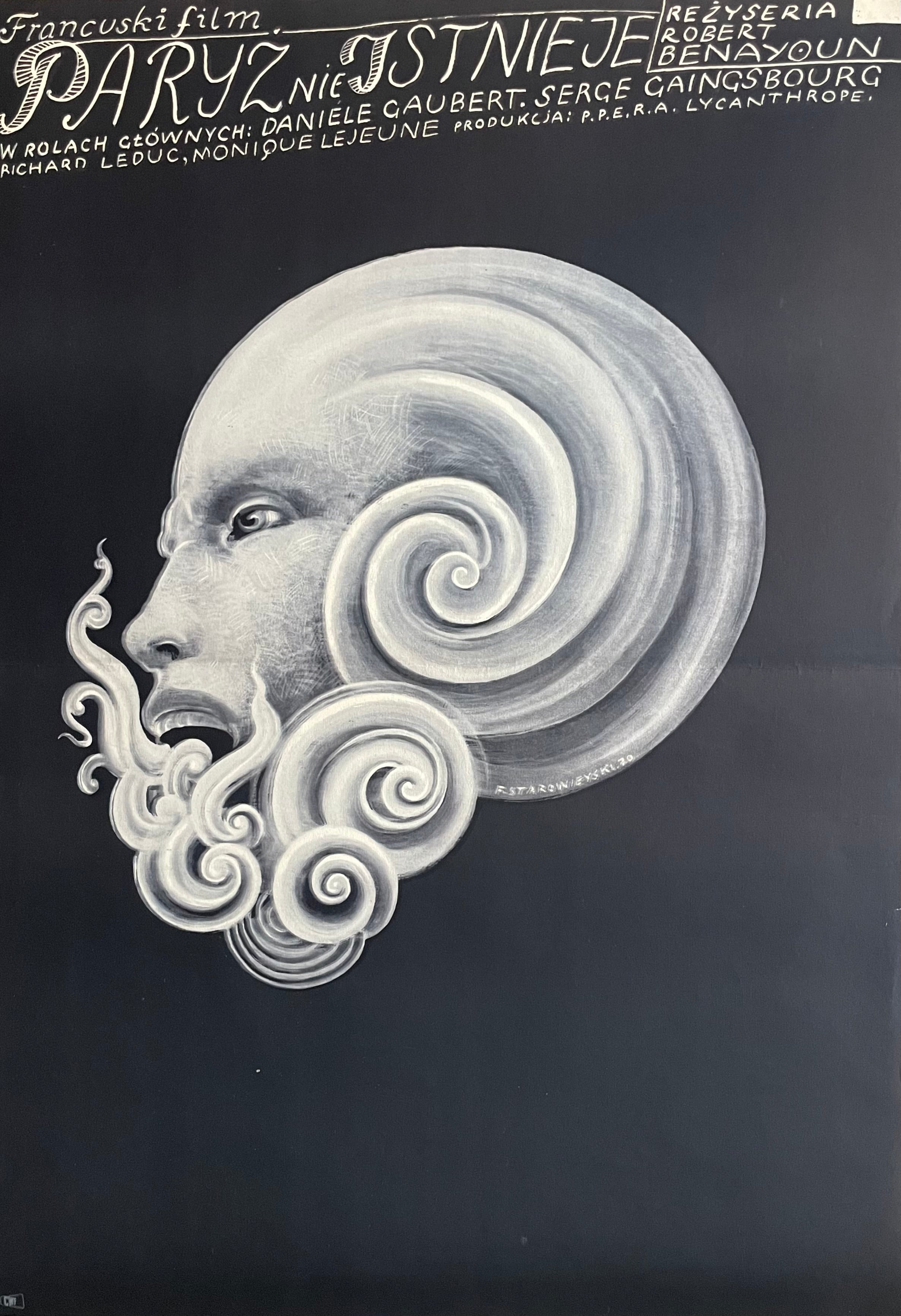Franciszek A.B. Bilberstein-Starowieyski (1930-2009), Paris n'existe pas 1969,