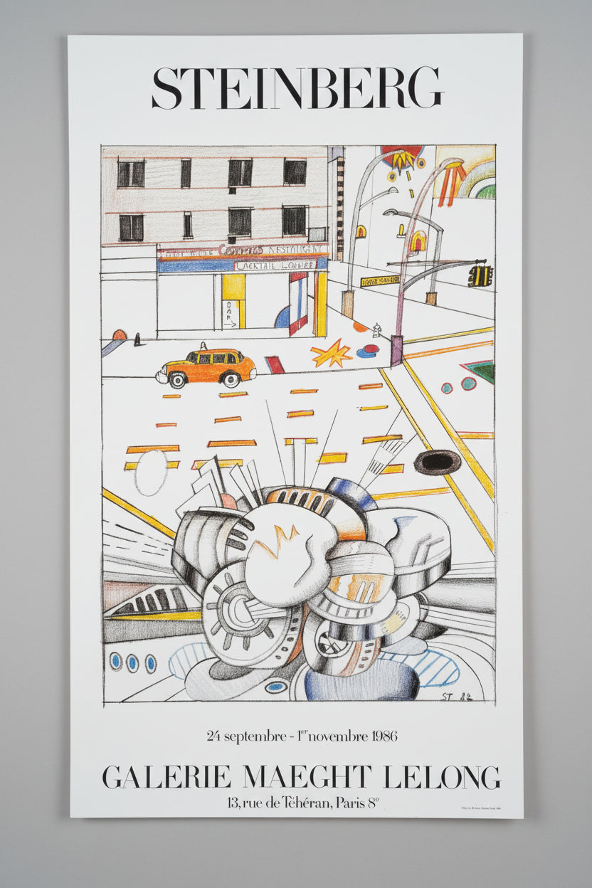 Saul Steinberg (1914–1999), Cocktail Lounge, 1986