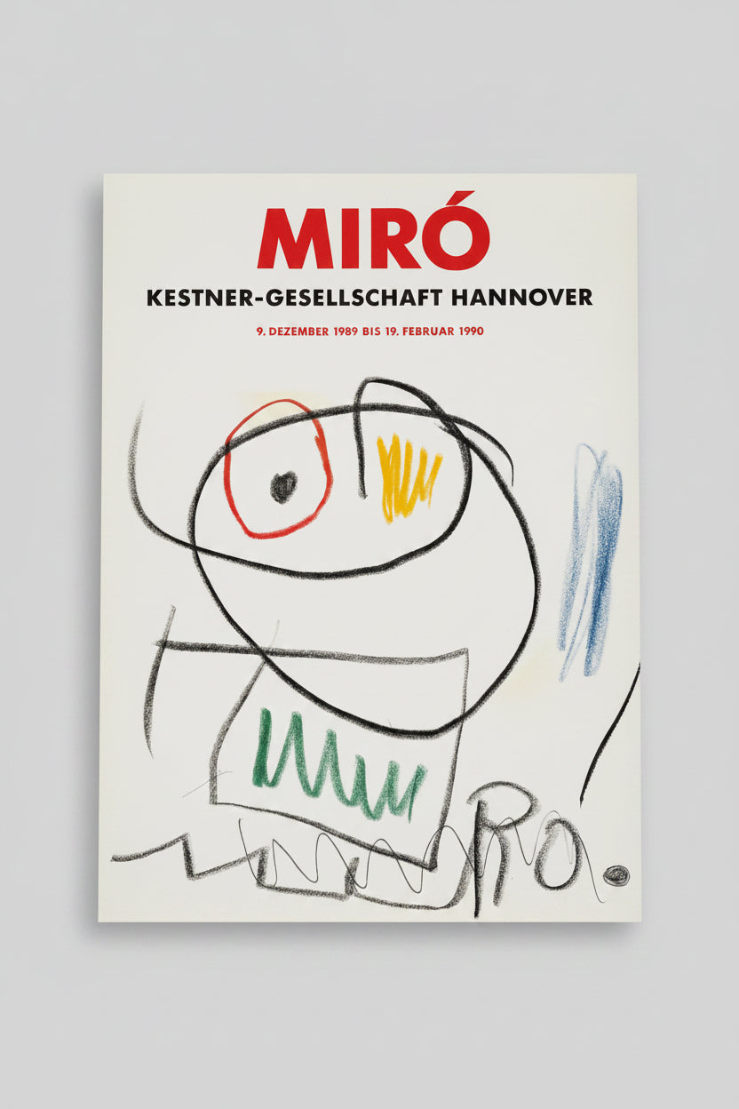 Joan Miró (1893–1983), Kestner-Gesellschaft Hannover, 1989