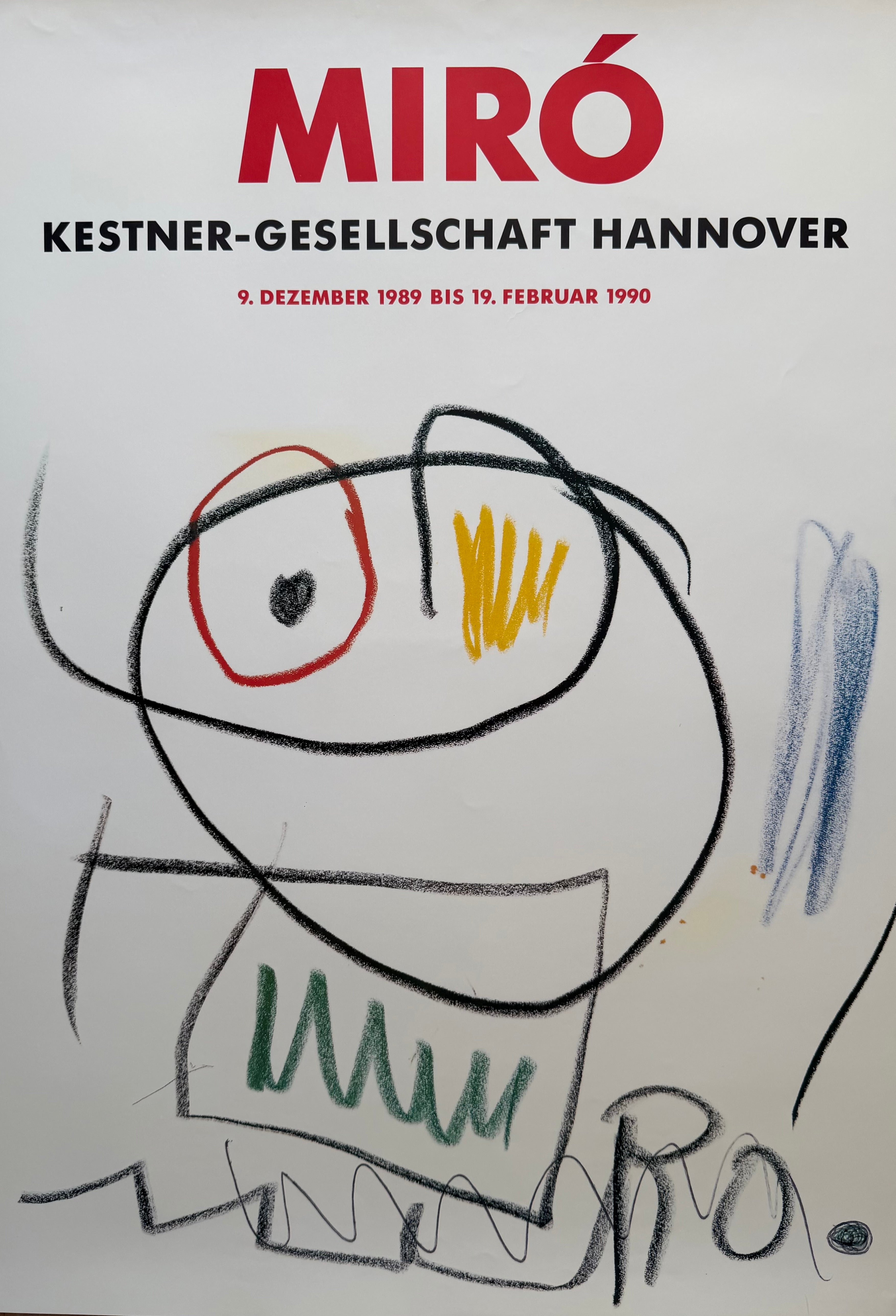 Joan Miró (1893–1983), Kestner-Gesellschaft Hannover, 1989