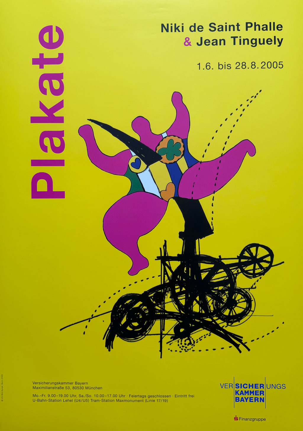 Niki de Saint Phalle (1930–2002), Exhibition Poster with Jean Tinguely, 2005
