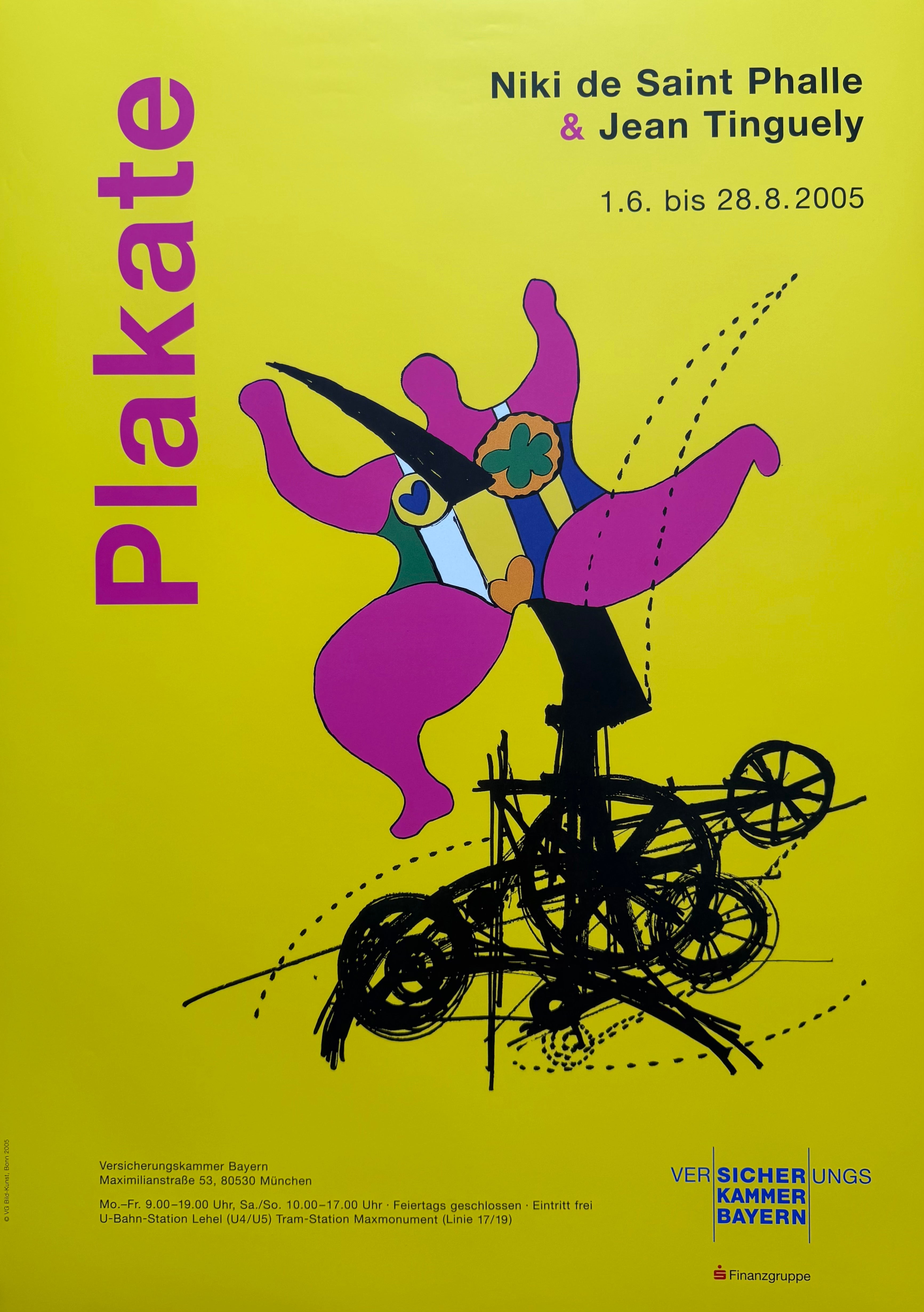 Niki de Saint Phalle (1930–2002), Exhibition Poster with Jean Tinguely, 2005