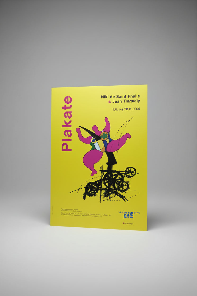 Niki de Saint Phalle (1930–2002), Exhibition Poster with Jean Tinguely, 2005