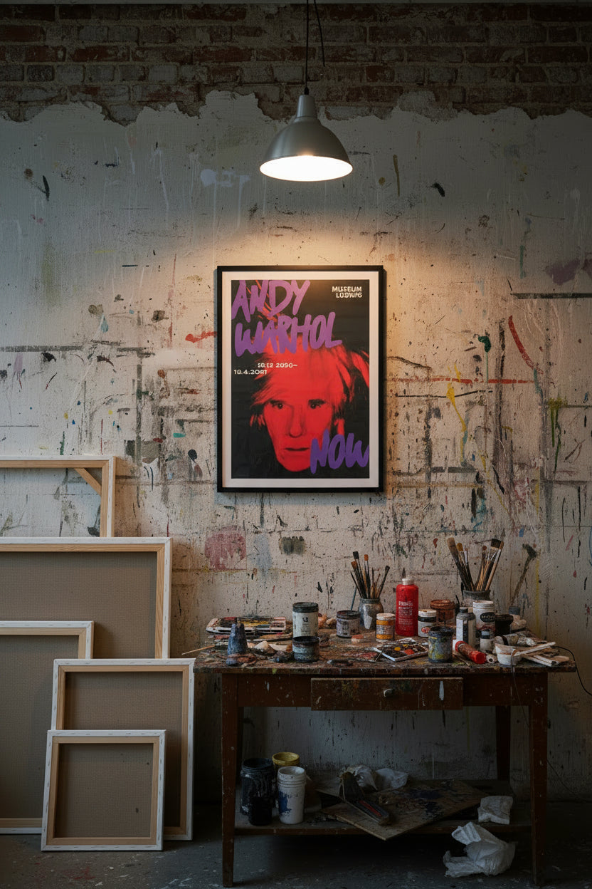 Andy Warhol (1928–1987), Self Portrait (Detail), 1986, Museum Ludwig Cologne 2020