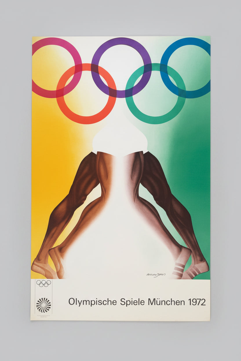 Allen Jones, Munich 1972 Olympic Games, Vintage Poster