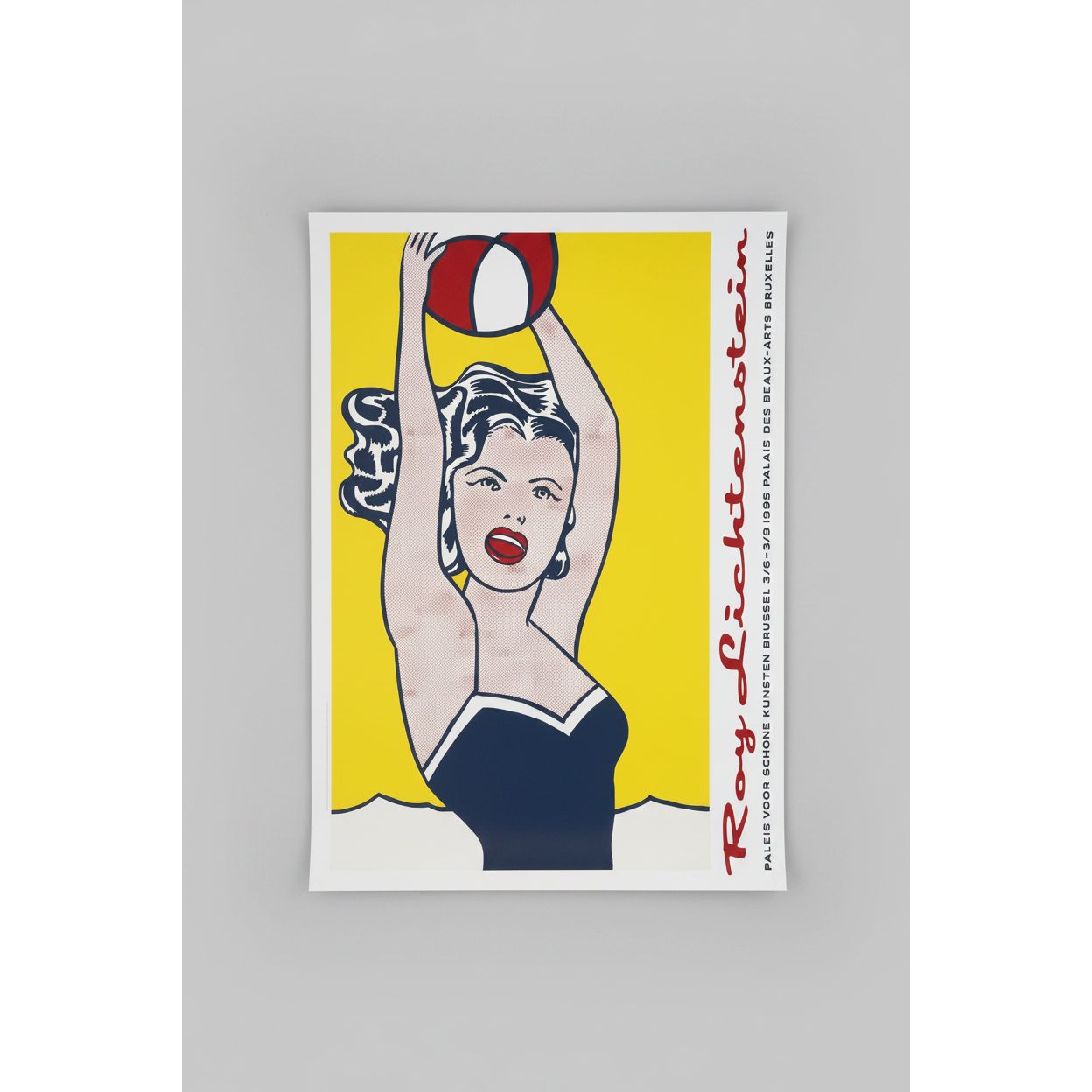 Roy Lichtenstein (1923-1997), Girl  with Ball, 1961, copyright Roy Lichtenstein&Sabam Brussels 1995