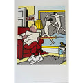 Roy Lichtenstein (1923-1997),  Tintin Reading, 1993, copyright Roy Lichtenstein & Sabam Brussels 1995