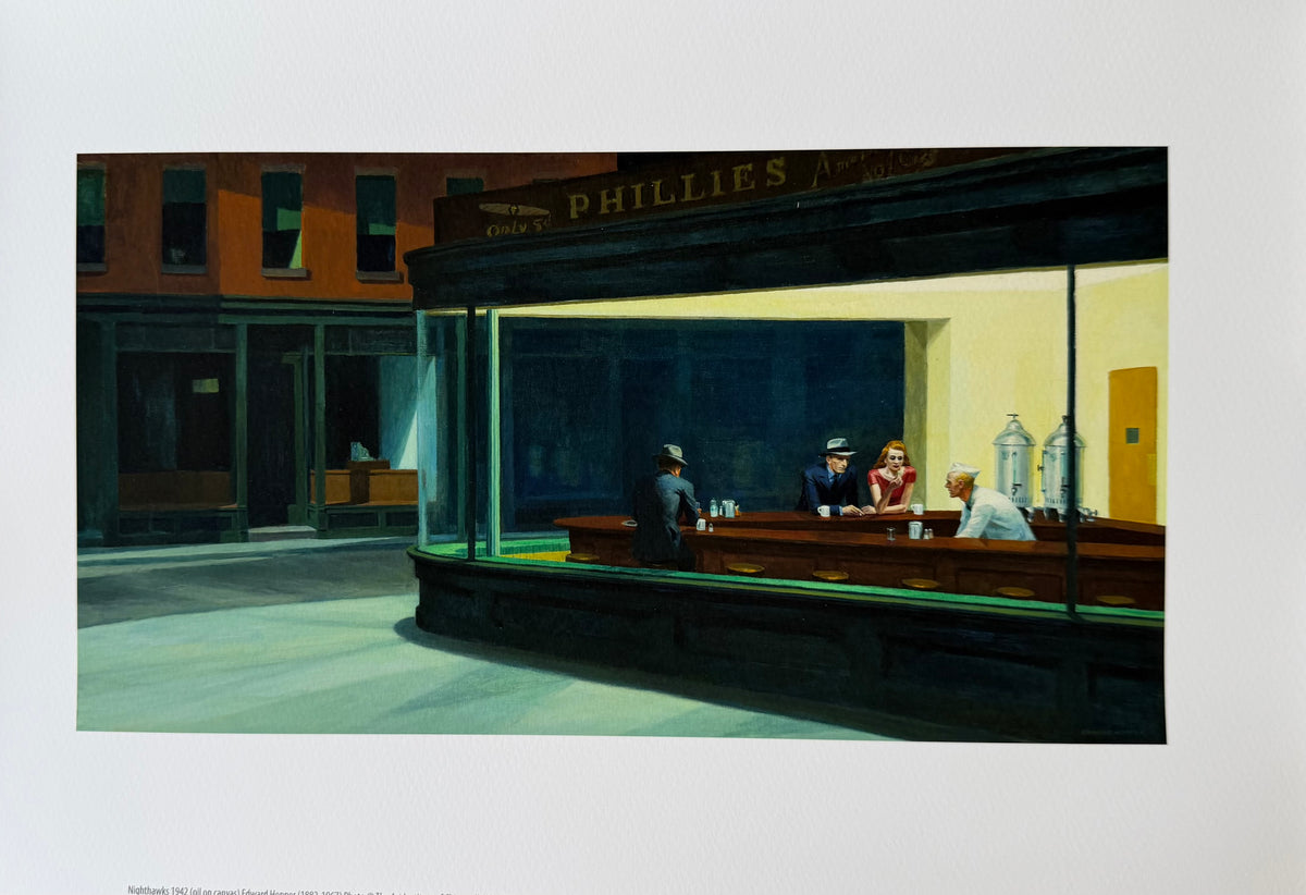 Edward Hopper (1882-1967), Nighthawks, 1942, Copyright The Art Institute of Chicago IL USA