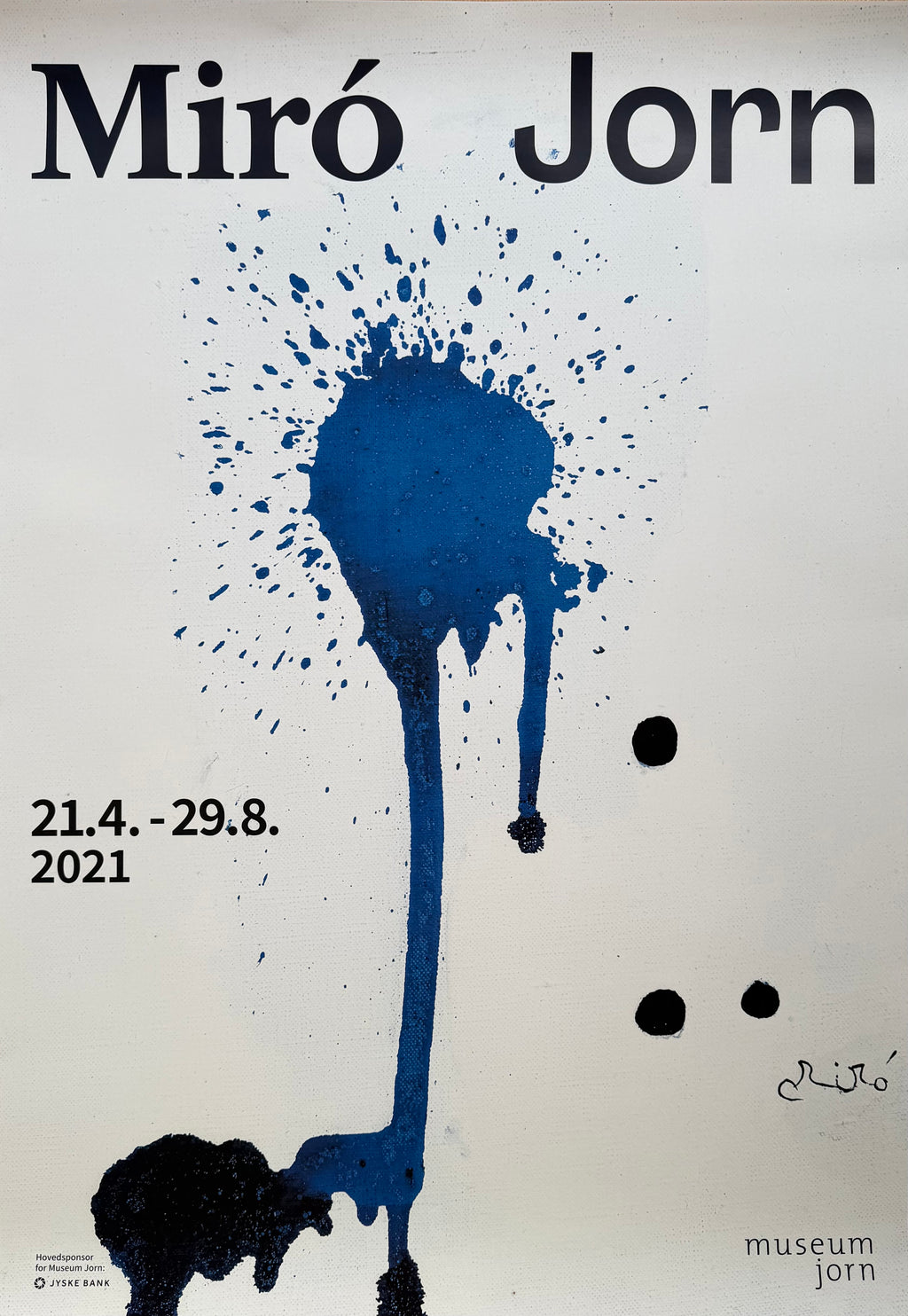 Joan Miró (1893-1983), Miró &Jorn, The Exhibition Orginal Poster For The 'Miró & Jorn' Exhibition 2021