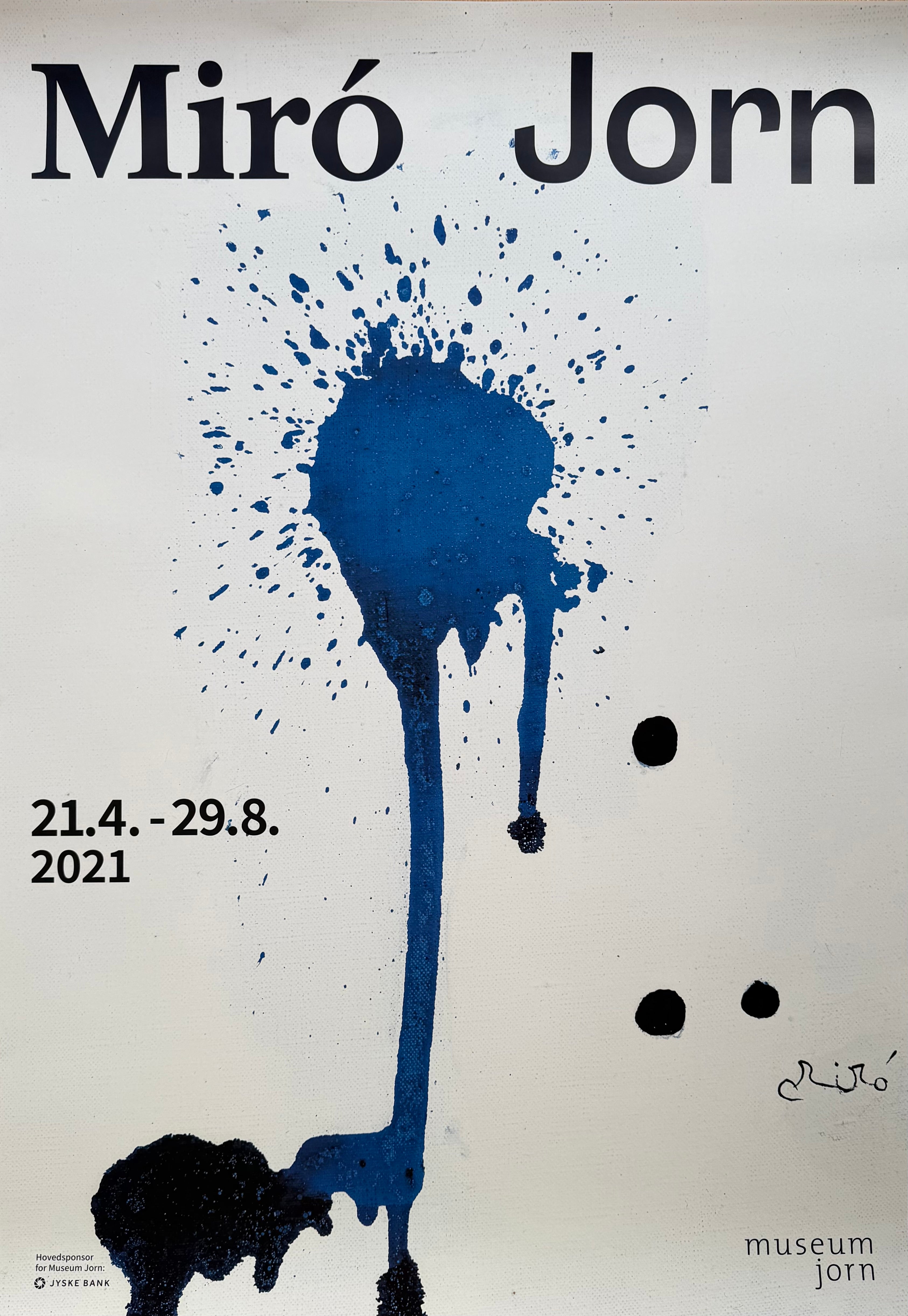 Joan Miró (1893-1983), Miró &Jorn, The Exhibition Orginal Poster For The 'Miró & Jorn' Exhibition 2021