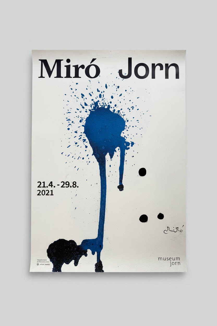 Joan Miró (1893-1983), Miró &Jorn, The Exhibition Orginal Poster For The 'Miró & Jorn' Exhibition 2021