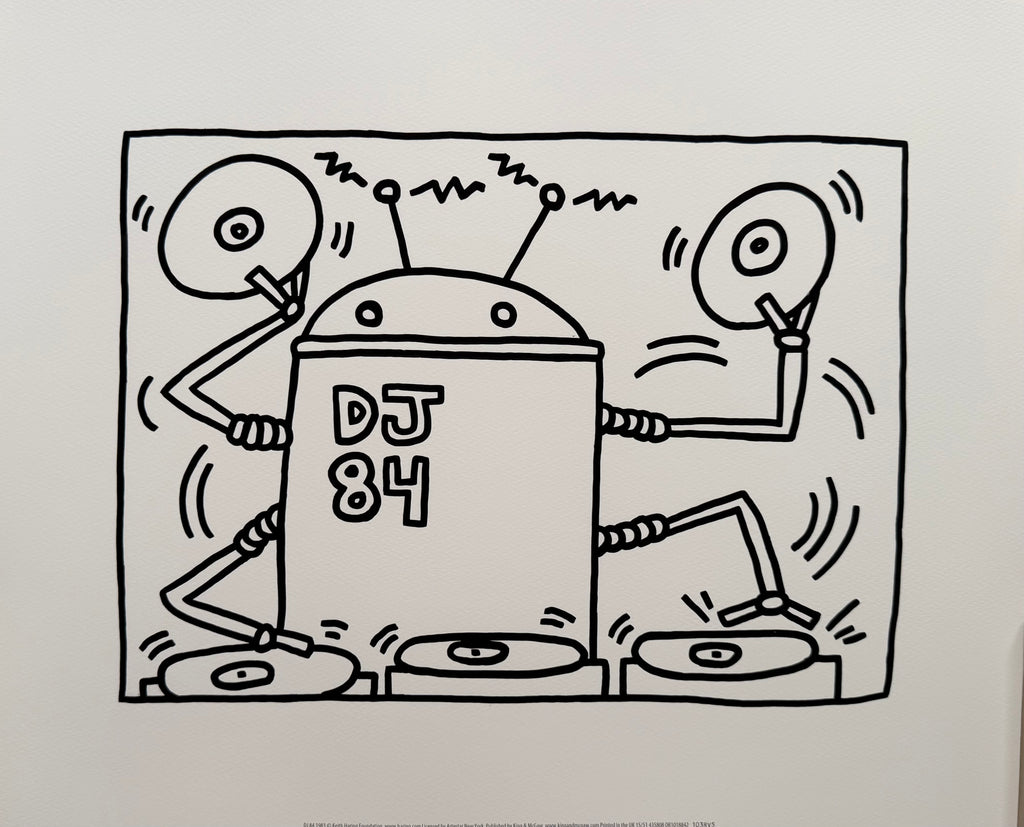 Keith Haring (1958-1990), DJ 84, 1983, copyright Keith Haring Foundation
