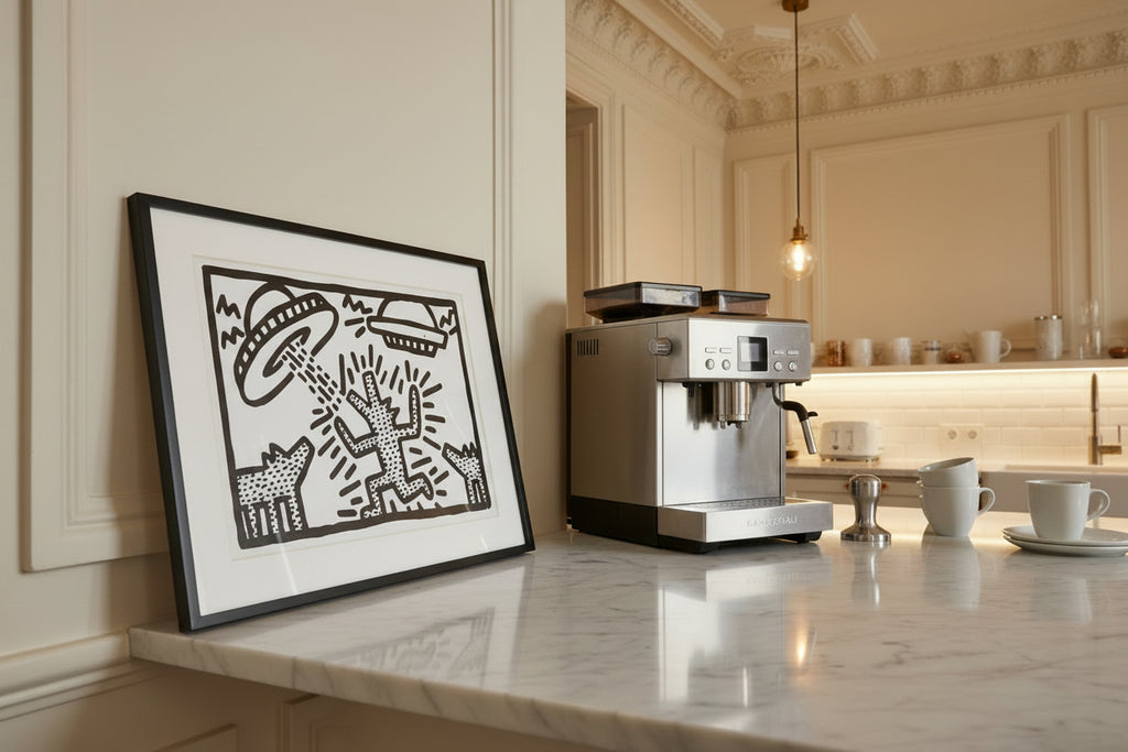 Keith Haring (1958-1990), Untitled, 1982 (Dogs with UFO's), copyright Keith Haring Foundation