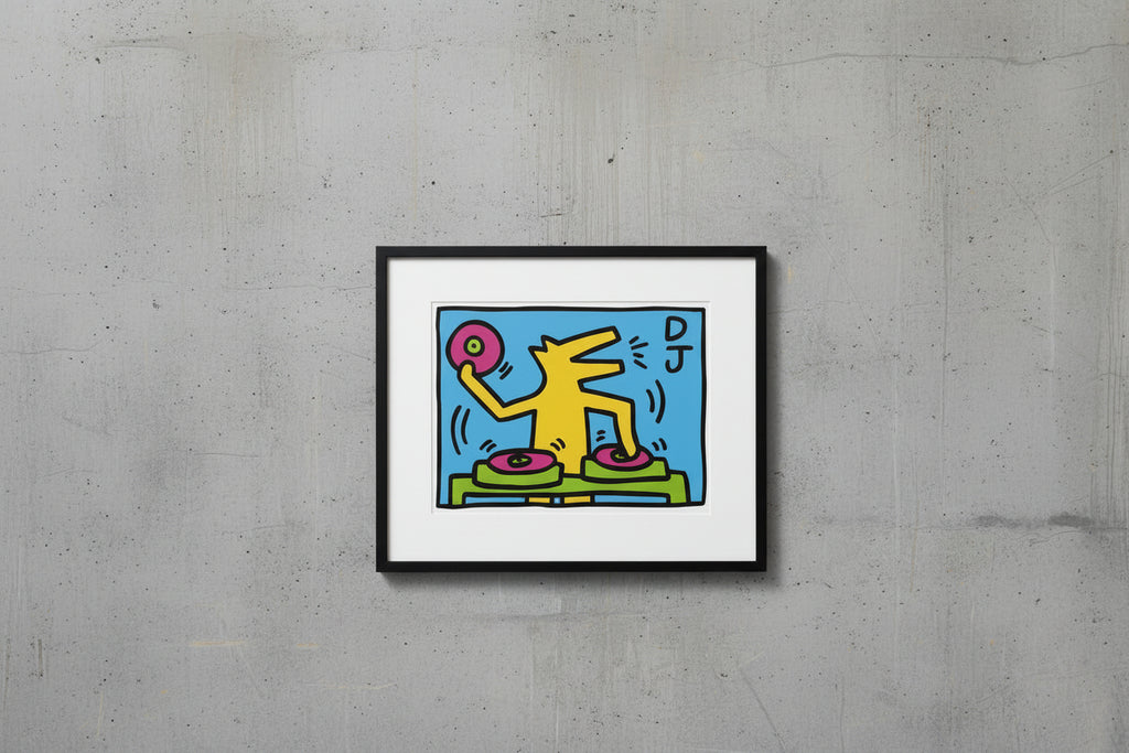 Keith Haring (1958-1990), Untitled (DJ), 1983, copyright Keith Haring Foundation