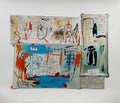 Jean Michel Basquiat (1960-1988), Piscine Versus the Best Hotels, 1982, Courtnesy Acquavelle Galleries, copyright Estate of Jean-Michel Basquiat Licensed by Artestar New York