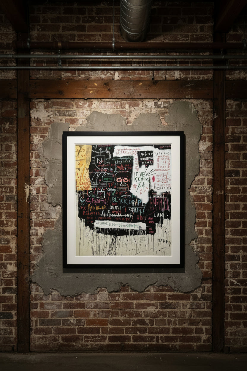 Jean Michel Basquiat (1960-1988), Museum Security (Broadway Meltdown), 1983, copyright Estate of Jean Michel Basquiat
