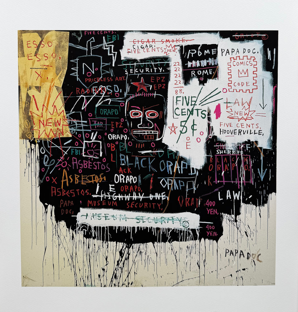 Jean Michel Basquiat (1960-1988), Museum Security (Broadway Meltdown), 1983, copyright Estate of Jean Michel Basquiat
