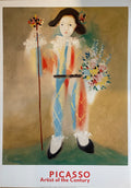 Pablo Picasso (1881-1973), Le petit pierrot aux fleurs, 1923, copyright 1999 Pablo Picasso