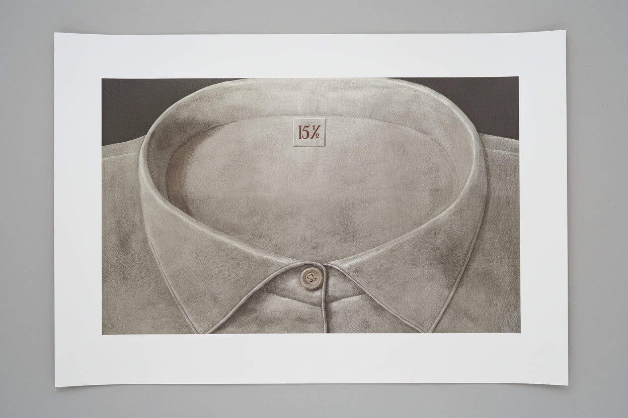 Domenico Gnoli (1933-1970), Girocollo 15 1/2, 1966, copyright Marzia Gnoli, 1994