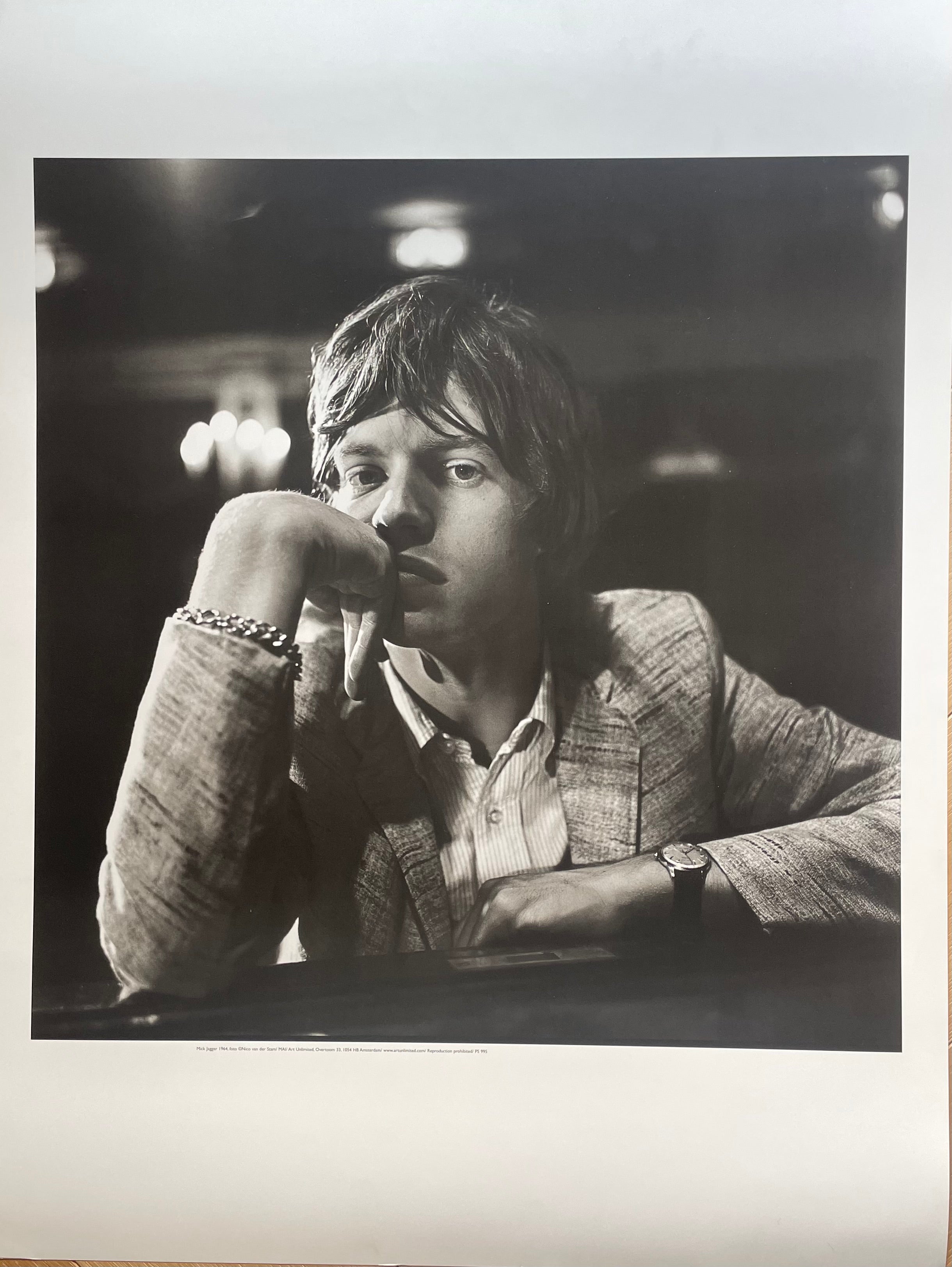Nico Van Der Stam (1925-2000), Mick Jager, 1964, Copyright Nico Van Der Stam/Mai,