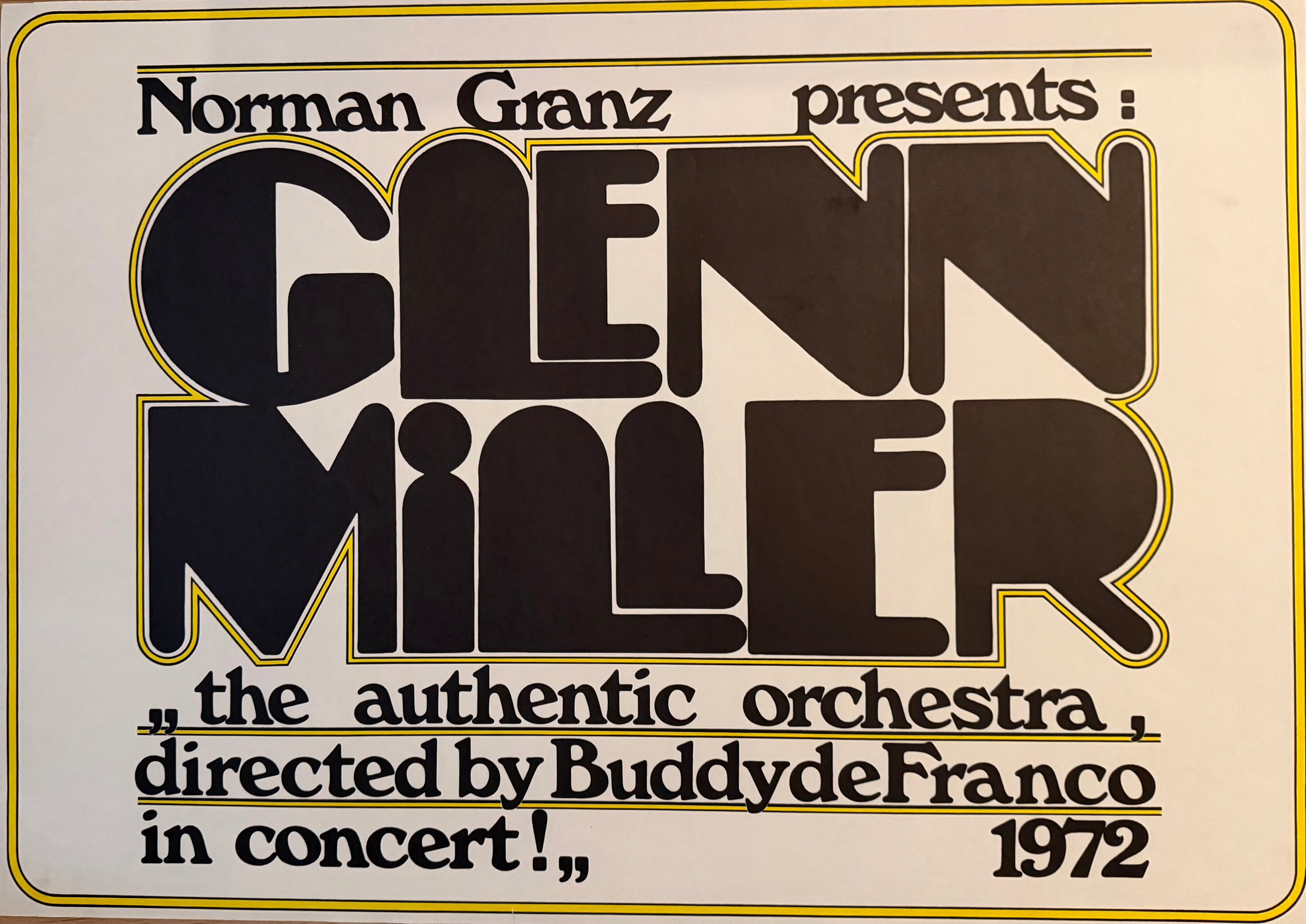 Anonym, Norman Granz presents: Glenn Miller, 1972