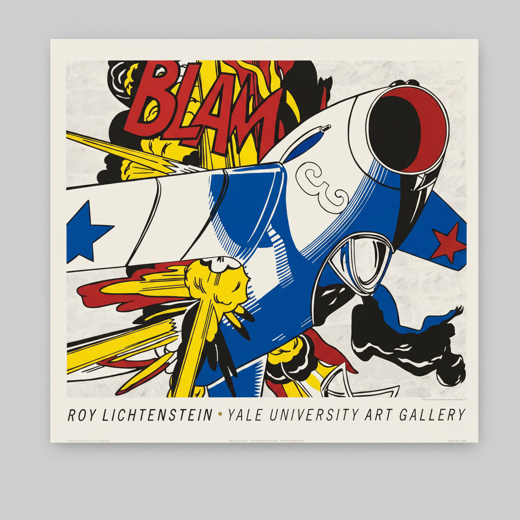 Roy Lichtenstein (1923-1997),  Blam - Yale University Art Gallery, 1991, copyright Roy Lichtenstein, Springdale Graphics, 1991