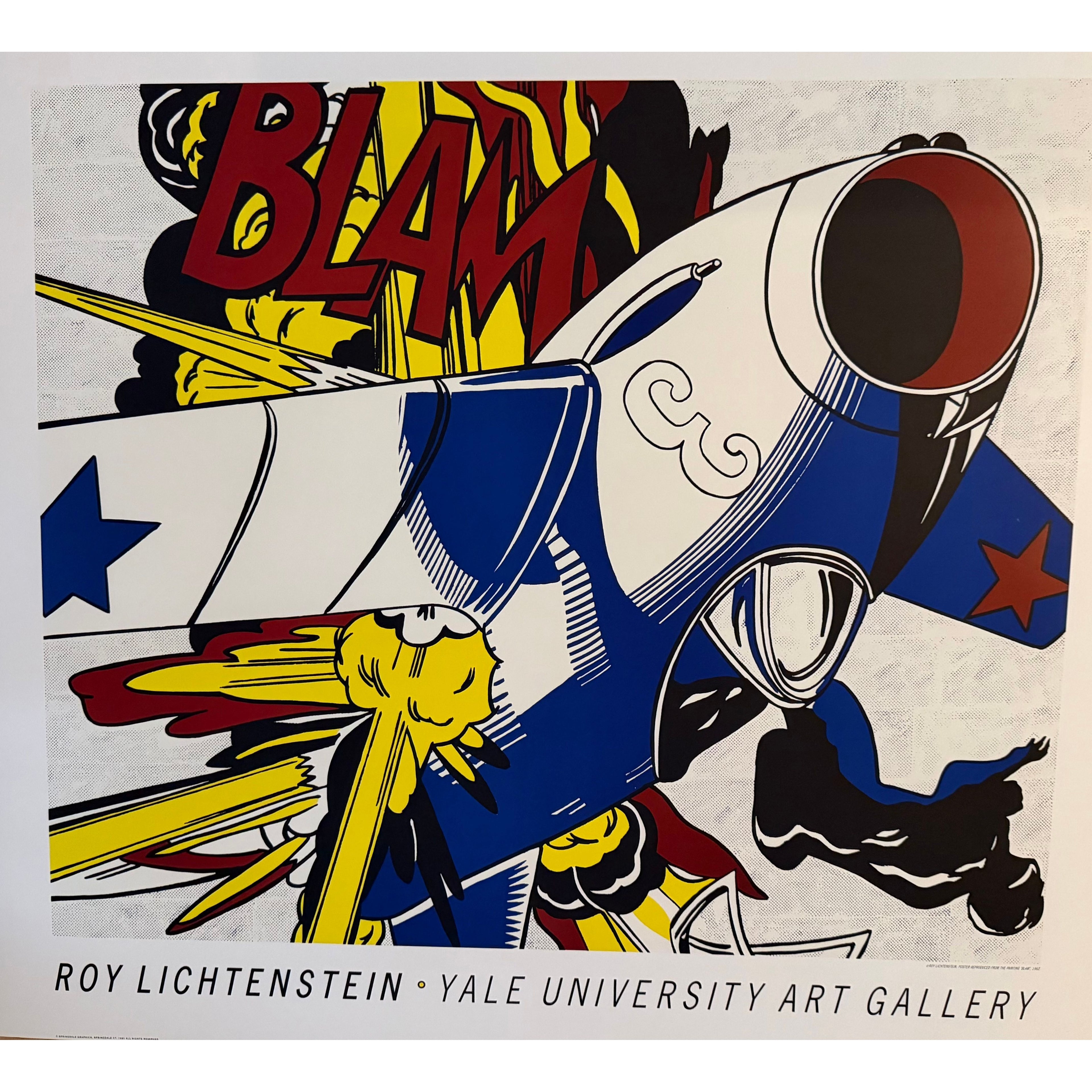 Roy Lichtenstein (1923-1997),  Blam - Yale University Art Gallery, 1991, copyright Roy Lichtenstein, Springdale Graphics, 1991