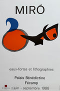 Joan Miró (1893–1983), Eaux Fortes et Lithographies, Palais Bénédictine, Fécamp, 1988