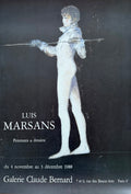Luis Marsans (1930–2015), Peintures & Dessins, 1988, Exhibition Poster, Printed in France