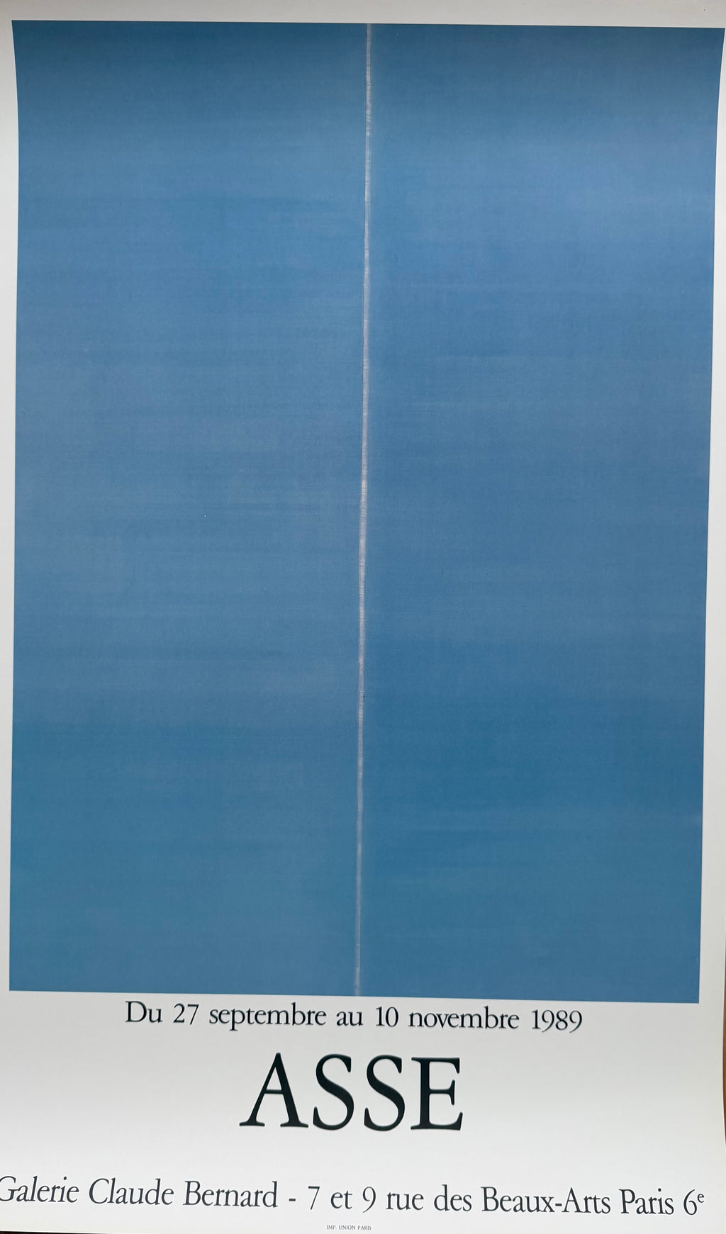 Geneviève Asse (1923–2021), 1989, Exhibition Poster