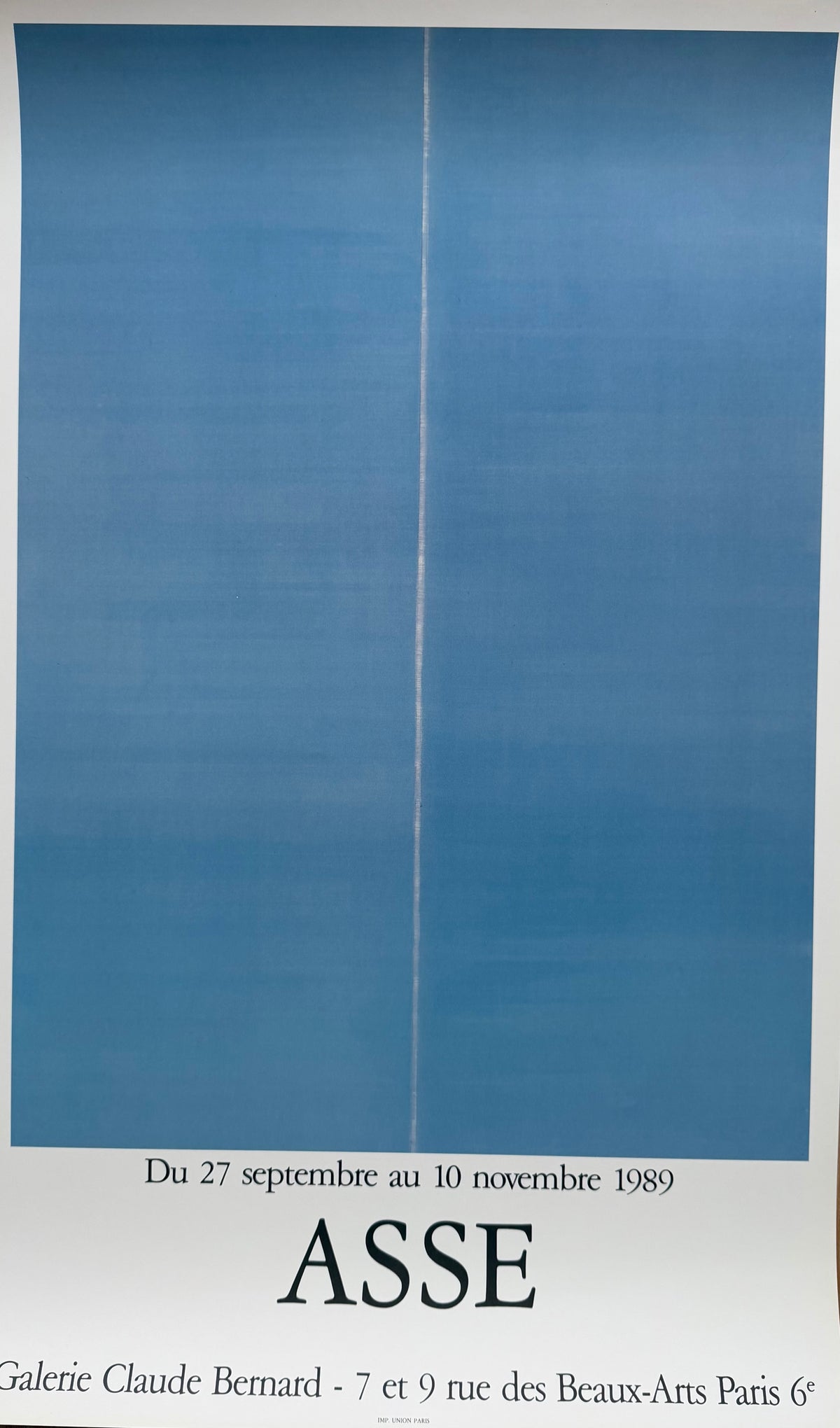 Geneviève Asse (1923–2021), 1989, Exhibition Poster