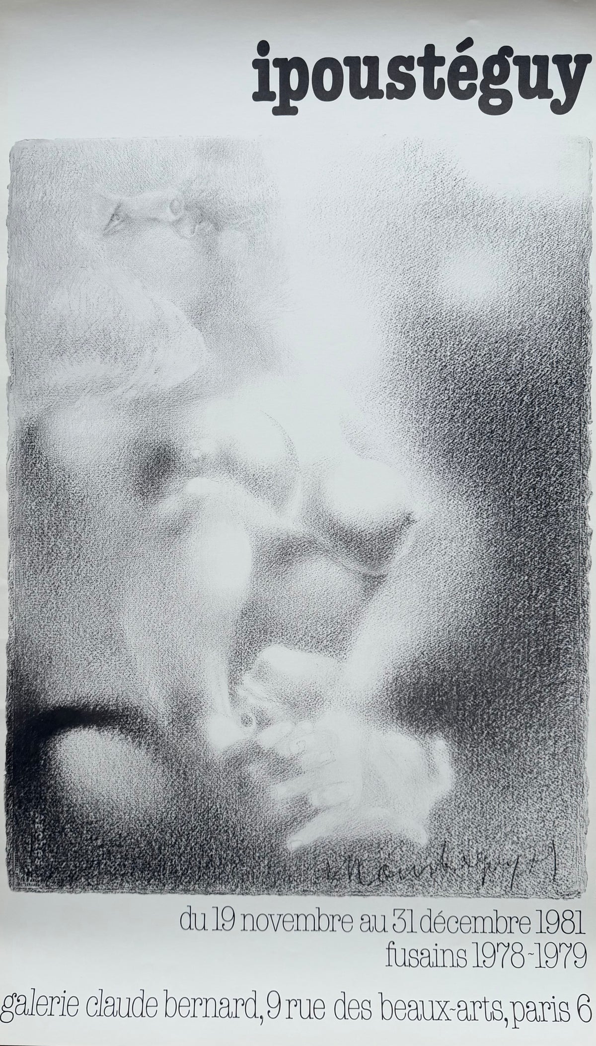Jean Ipoustéguy (1920–2006), I.M. Lion, 1981, Exhibition Poster