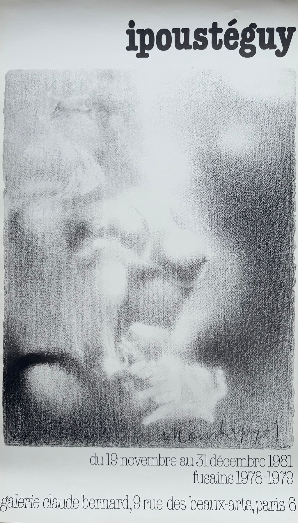 Jean Ipoustéguy (1920–2006), I.M. Lion, 1981, Exhibition Poster