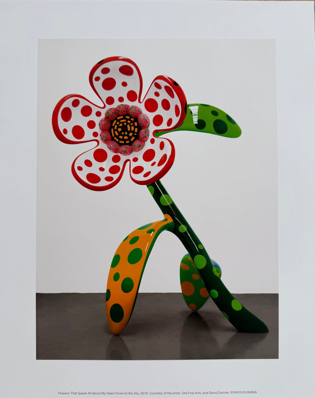 Yayoi Kusama (1929-2026), Flowers That Speak All about My Heart Given to the Sky, 2018