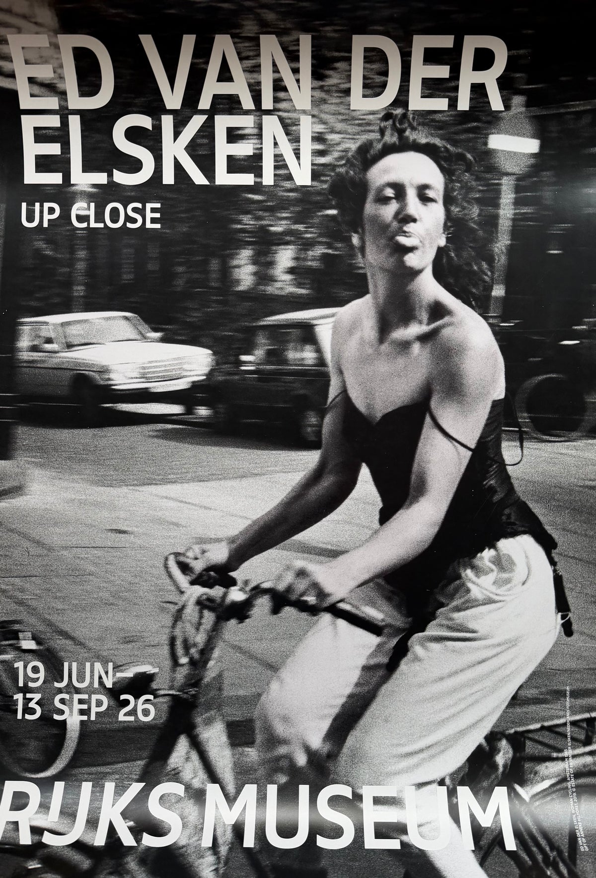 Ed van der Elsken (1925–1990), Woman Cycling, 1983, Exhibition Poster, 2026