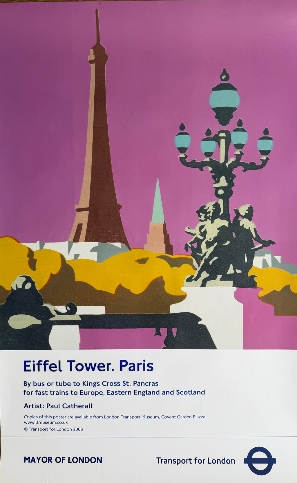 Paul Catherall, Eiffel Tower, Paris, Copyright TfL 2008