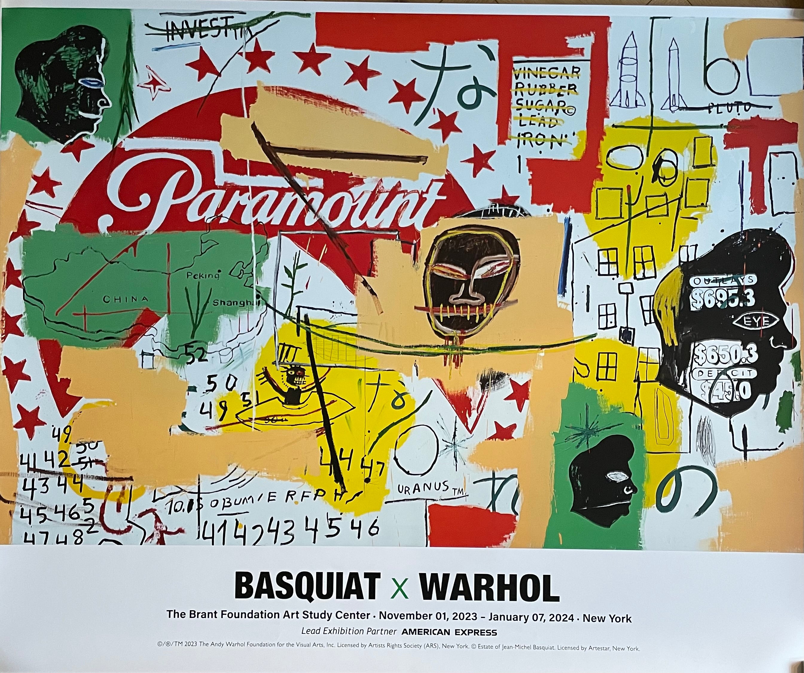 Andy Warhol (1928-1987)&Jean Michel Basquiat (1960-1988), Paramount, 1984