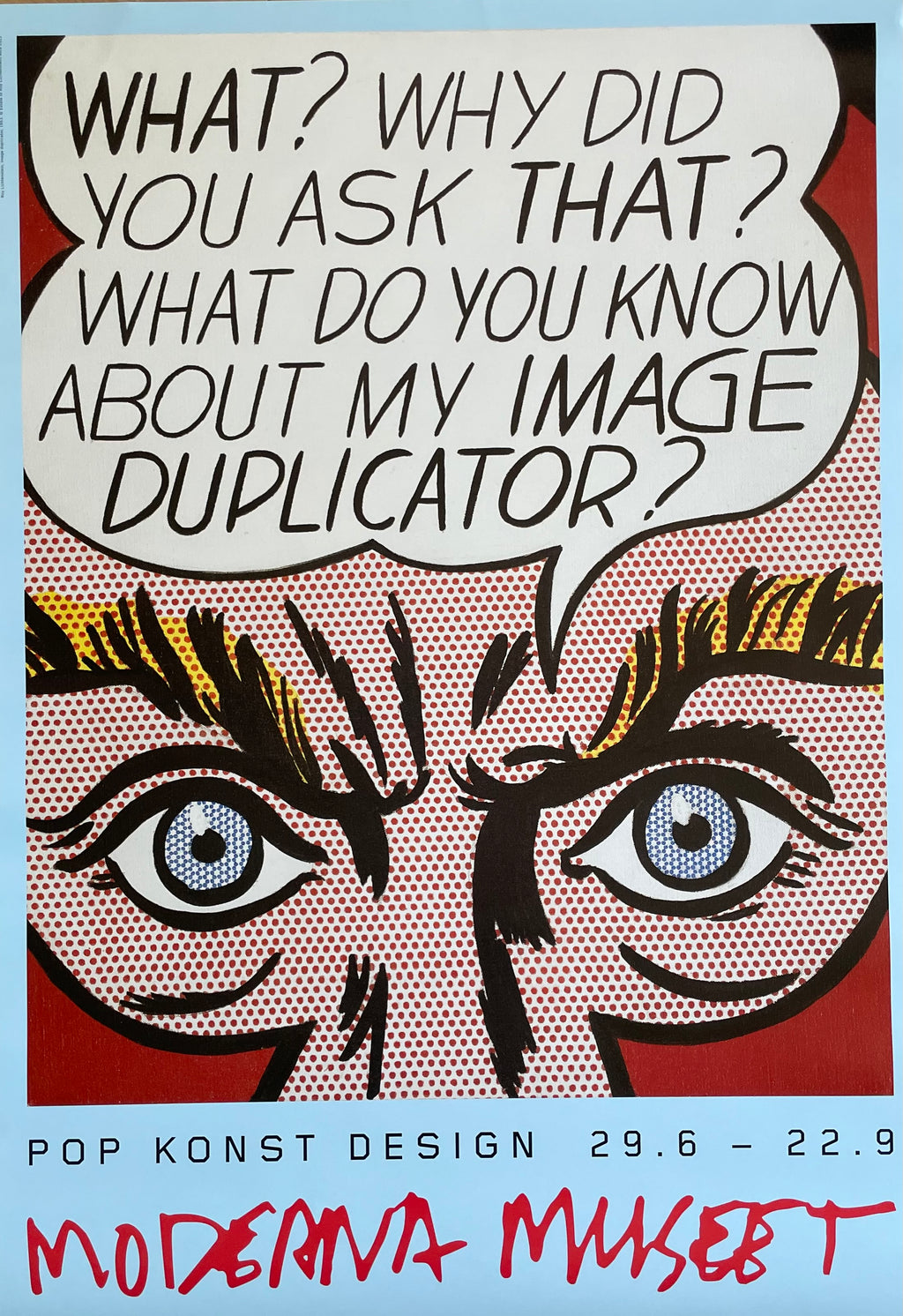 Roy Lichtenstein (1923-1997), Image duplicate, 1963, Pop Kunst Design, copyright Estate of Roy Lichtenstein/BUS 2013