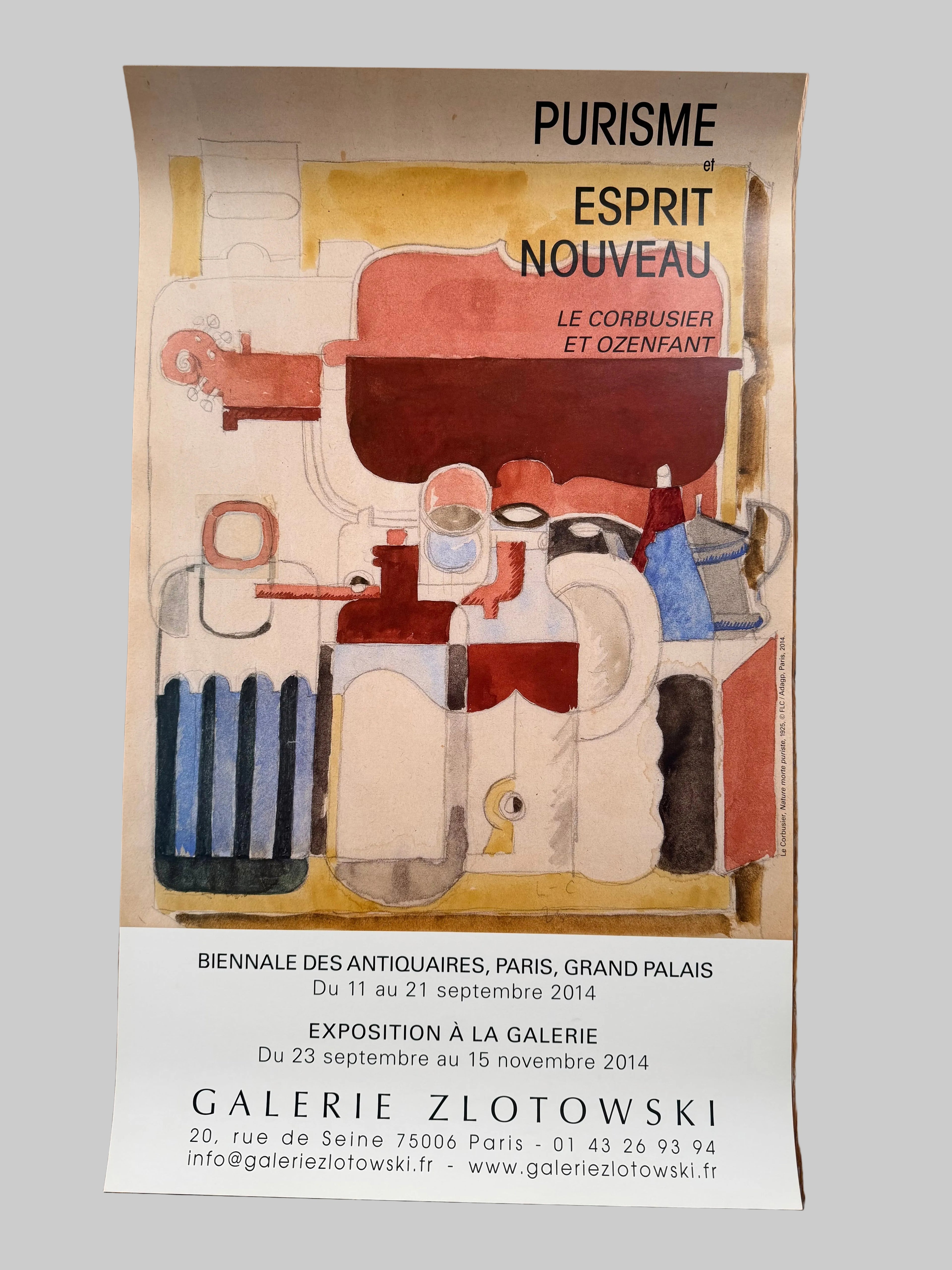 Le Corbusier, Nature morte puriste, 1925, copyright FLC/Adagp, Paris, 2014