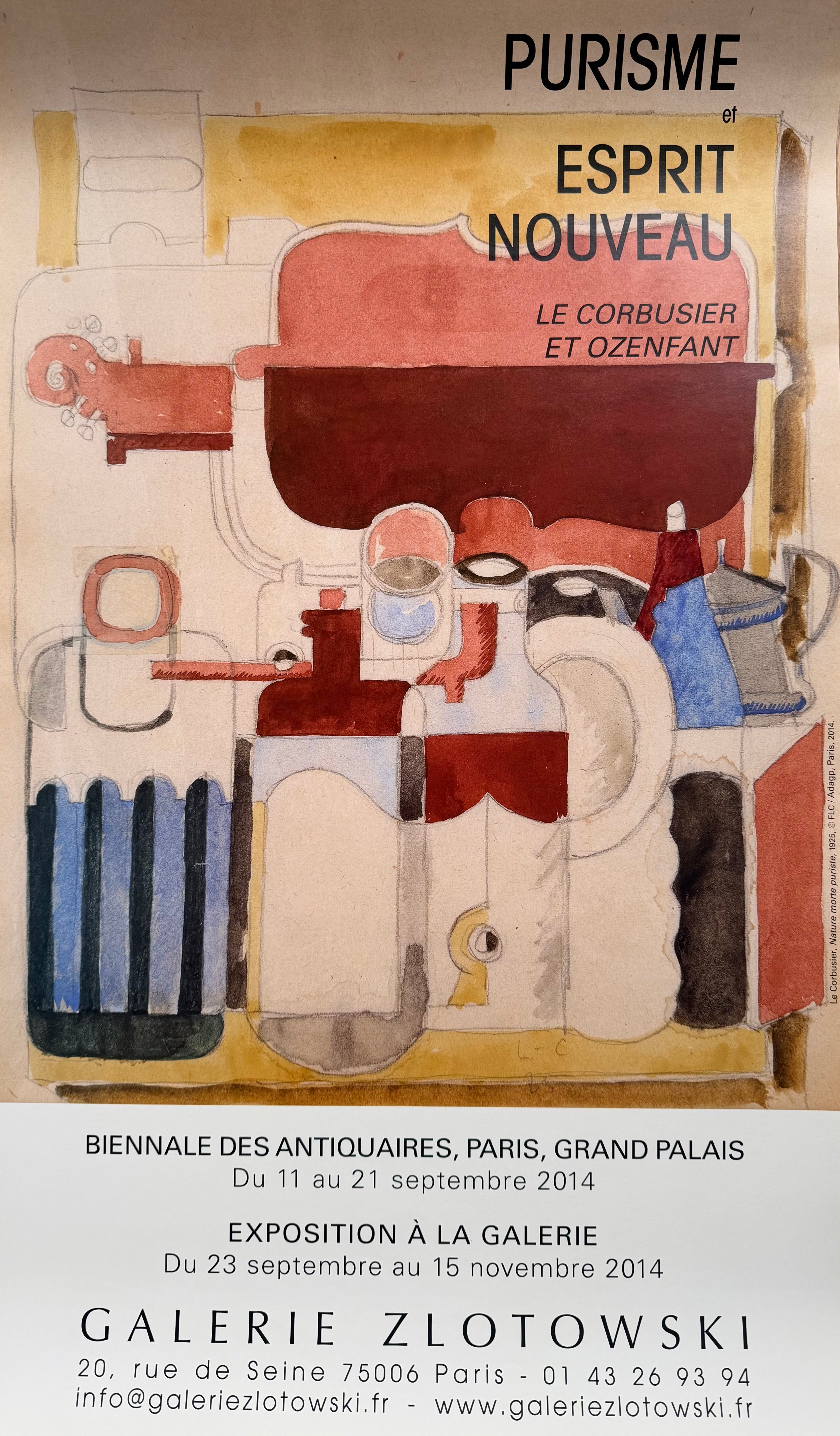 Le Corbusier, Nature morte puriste, 1925, copyright FLC/Adagp, Paris, 2014