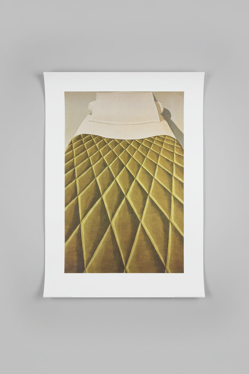 Domenico Gnoli (1933-1970), Green Bed Cover, 1969, copyright Marzia Gnoli, 1994