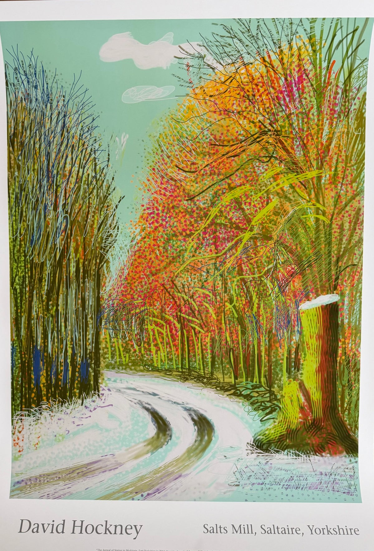David Hockney (1937-2026), 8th January 2011 (The Arrival of Spring), copyright David Hockney