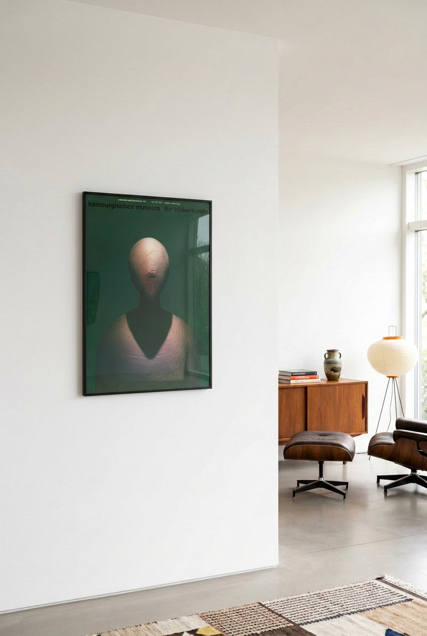 Almir Mavignier (1925–2018), Exhibition Poster, Hamburgisches Museum für Völkerkunde, 1976