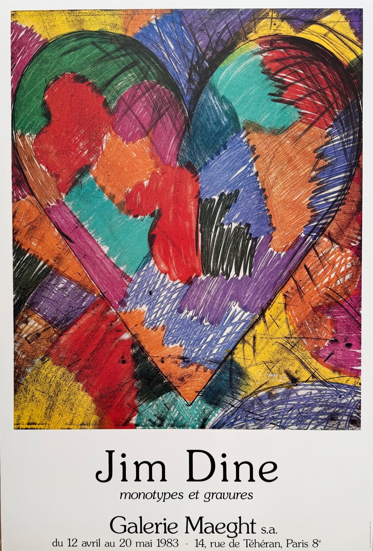 Jim Dine (born 1935), Monotypes et Gravures, Galerie Maeght, Paris, 1983