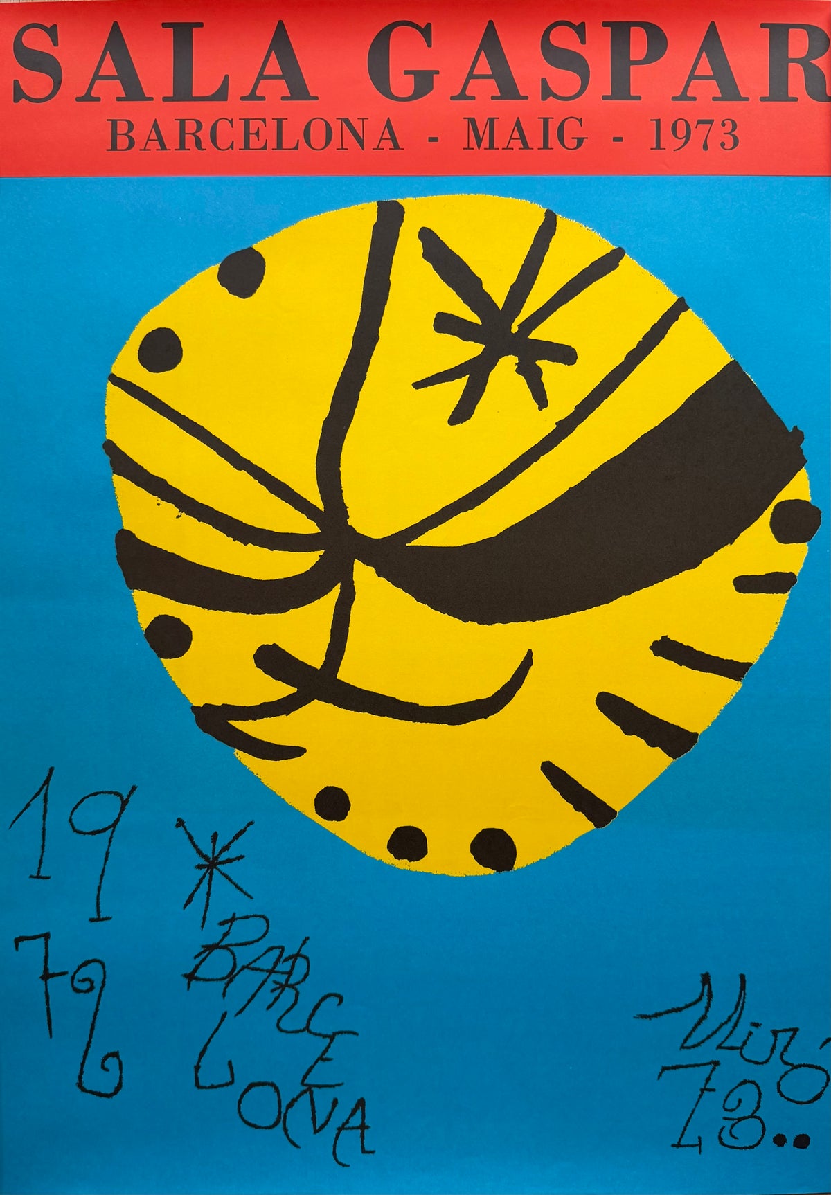 Joan Miró (1893–1983), Sala Gaspar, Barcelona, 1973