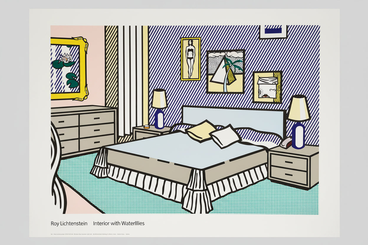 Roy Lichtenstein (1923-1997), Interior with Waterlilies, 1991