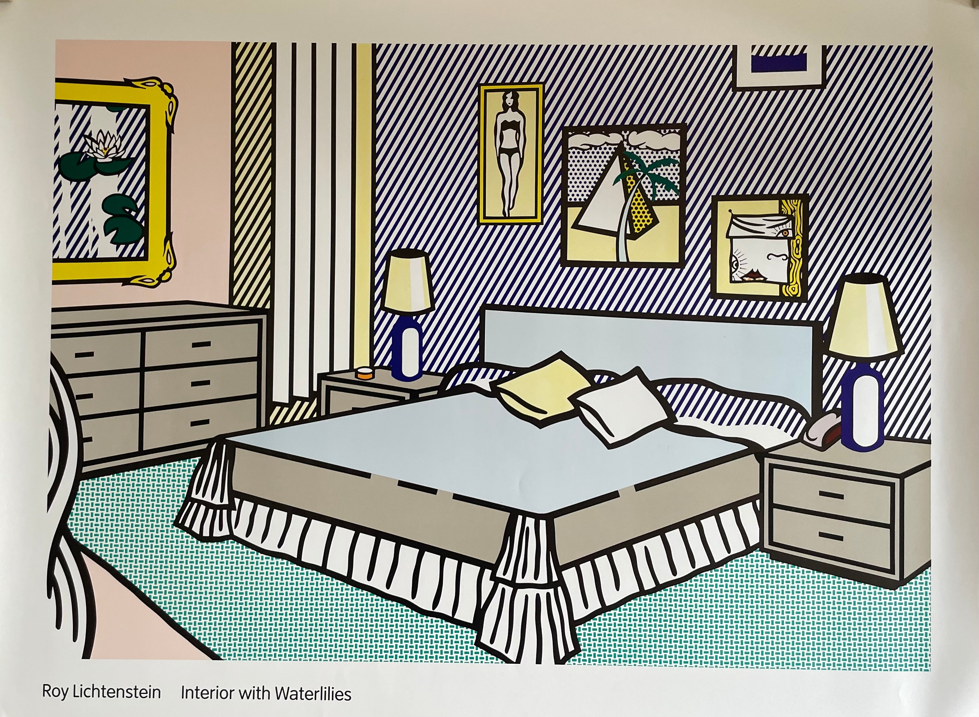 Roy Lichtenstein (1923-1997), Interior with Waterlilies, 1991
