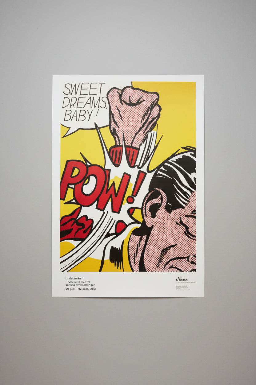 Roy Lichtenstein (1923-1997), Sweet Dreams, Baby, 1965, Iconic Exhibition Poster